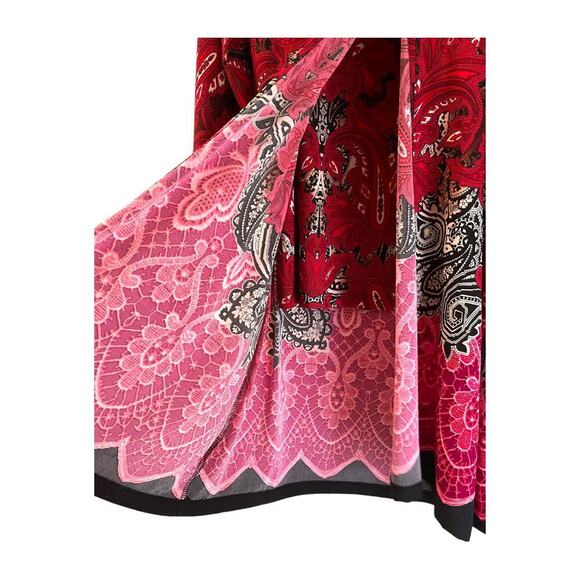 Peck & Peck 2 Piece Top and Jacket Oversized Top Red Small (see description) - Picture 4 of 7